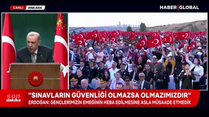Cumhurbaşkanı Erdoğan'dan LGS iddialarına sert tepki: Bu ülkenin çocuklarını rahat bırakın