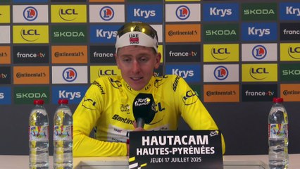 Tour de France 2025 - Tadej Pogacar : "Le plan était de gagner l'étape et c'est passé ce qui s'est passé"