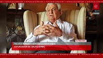 Fallece Roberto Servitje, cofundador de Grupo Bimbo