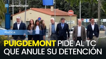 Puigdemont recurre al Constitucional para evitar su detención