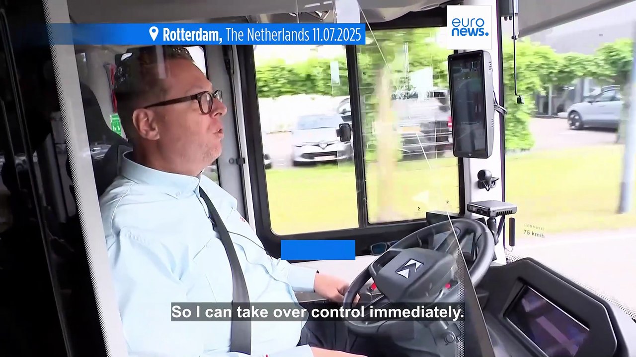 The Netherlands trials first self-driving bus on route to Rotterdam The Hague airport