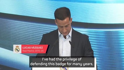 'I fulfilled my dream' - Vazquez bids farewell to Real Madrid