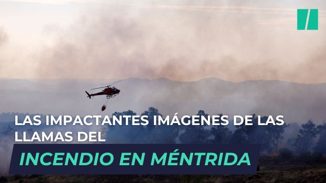 Las impactantes imágenes de las llamas del incendio en Méntrida (Toledo)