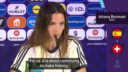 Bonmati aiming to create history with Spain at Euro 2025