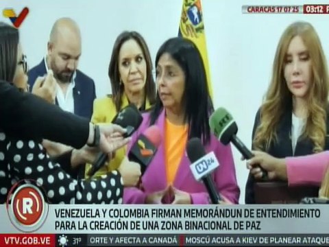 Venezuela y Colombia firman acuerdo priorizando el bienestar de las comunidades fronterizas