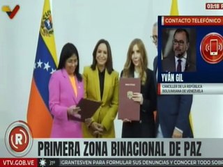 Canciller Yván Gil: Este es un gran proyecto que permitirá crear una gran zona económica de paz