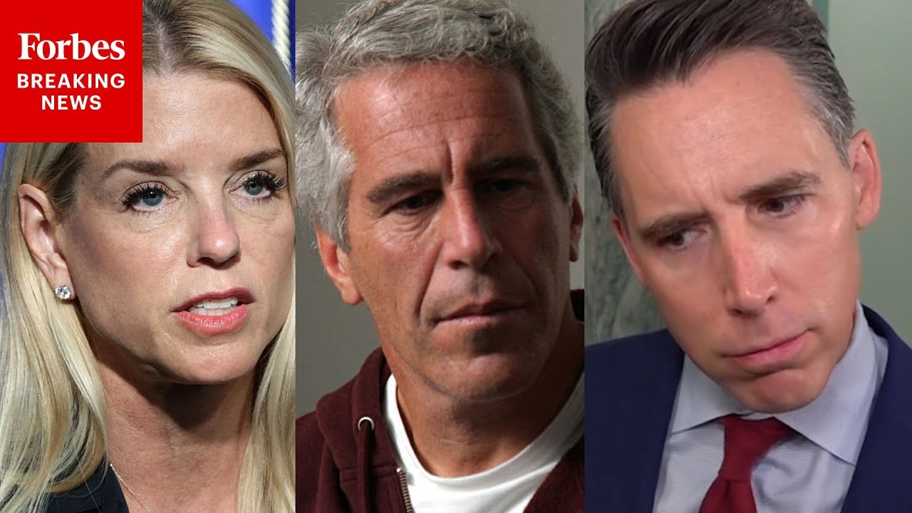 Josh Hawley Says Pam Bondi Should 'Just Release The Documents' Relating To Jeffrey Epstein Case