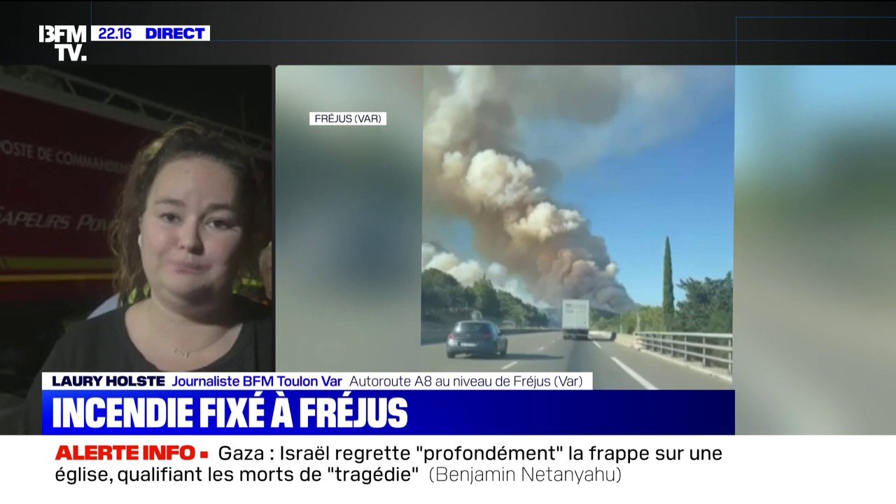Incendie dans le Var: le feu est désormais fixé à Fréjus
