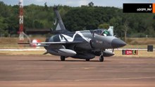 動画：パキスタンのJF-17戦闘機が特別塗装でRIAT 2025に到着