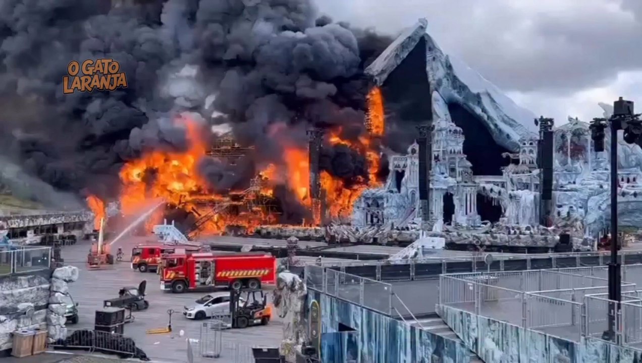 Incêndio destrói palco principal do Tomorrowland na Bélgica
