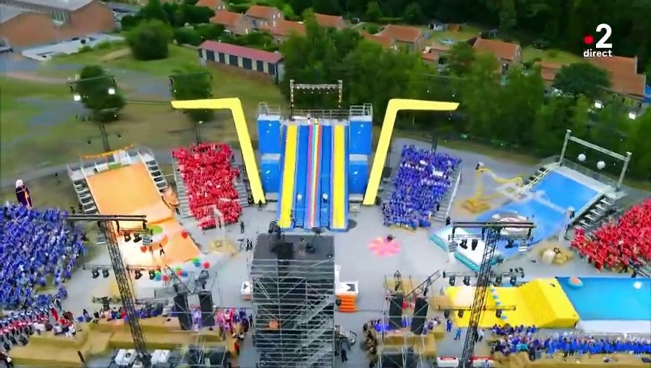 Le générique du jeu "Intervilles" ce jeudi 17 juillet 2025 sur France 2.