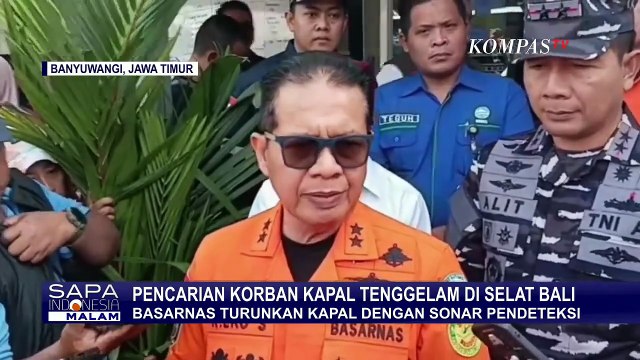 Jenazah Korban Kapal Tenggelam di Selat Bali Ditemukan, Tim SAR Gabungan Perluas Pencarian