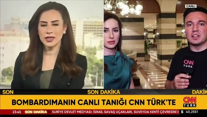Suriye'de bombardımanın canlı tanığı CNN TÜRK'te dehşeti anlattı