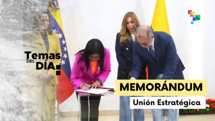 Venezuela y Colombia firman un histórico acuerdo binacional