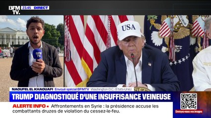 Donald Trump diagnostiqué d'une insuffisance veineuse chronique: la Maison-Blanche se veut rassurante