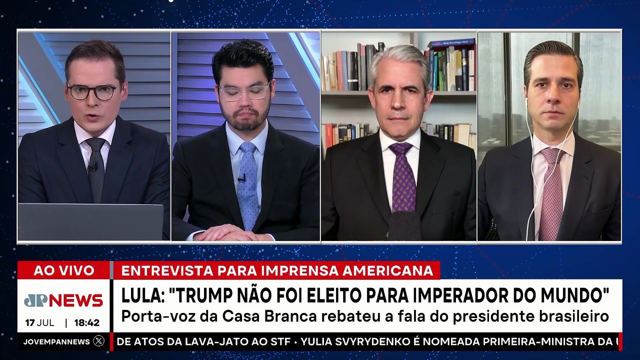 Lula afirma que Trump ‘não foi eleito para imperador do mundo’ e Casa Branca responde crítica