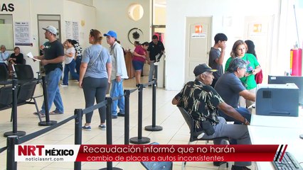 Recaudación informó que no harán cambio de placas a autos inconsistentes