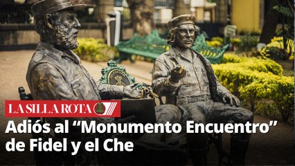 Retiran estatuas de Fidel Castro y el Che en la Tabacalera