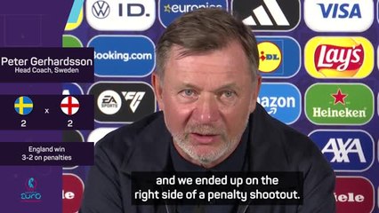 Sweden boss reflects on emotions after agonising England defeat