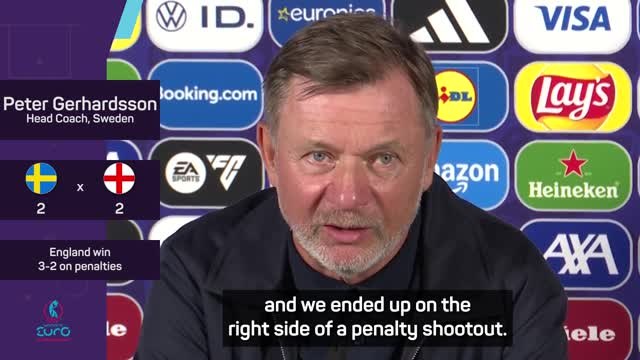 Sweden boss reflects on emotions after agonising England defeat
