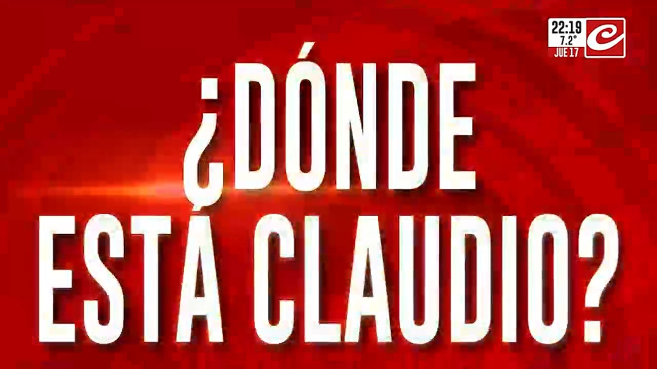 ¿Donde está Claudio?