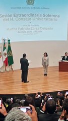 Martha Patricia Zarza asume rectoría de la UAEMéx