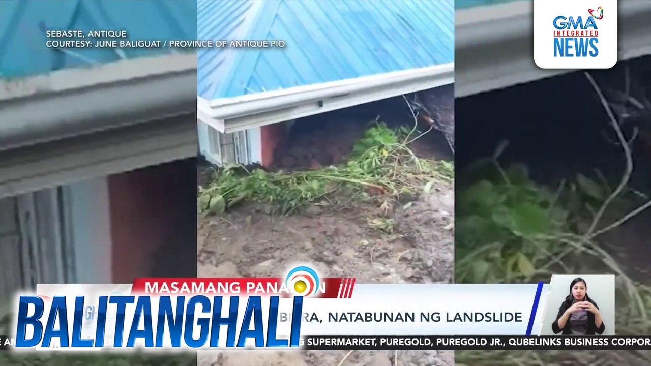 3 bahay sa Brgy. Abiera, natabunan ng landslide | Balitanghali
