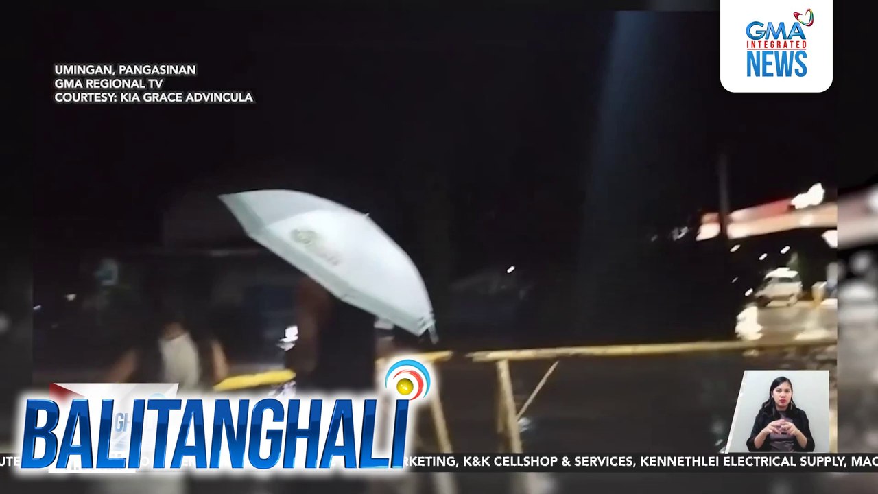Baha, mabilis na tumaas dahil sa pag-ulan na dulot ng #Bagyong Crising | Balitanghali