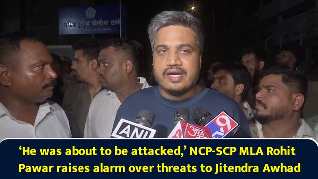 ‘He was about to be attacked,’ NCP-SCP MLA Rohit Pawar raises alarm over threats to Jitendra Awhad