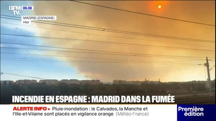 Espagne: un incendie s'est déclaré à une cinquantaine de kilomètres de Madrid