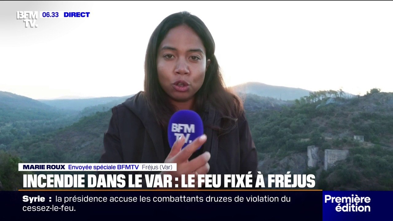 Incendie dans le Var: le feu à Fréjus est fixé, mais les pompiers restent mobilisés