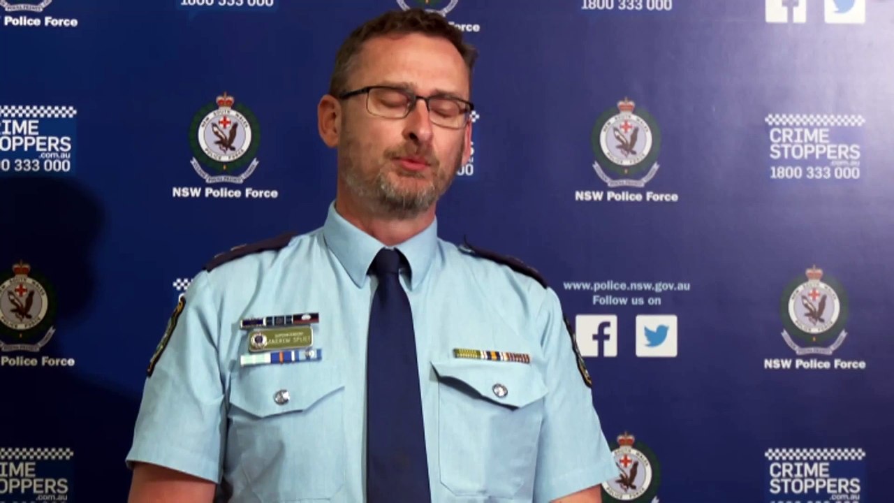 New South Wales Police press conference on Wagga Wagga plane wreckage