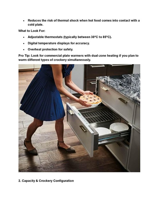 What are Some Great Features to Check Out in a Plate Warming Cabinet