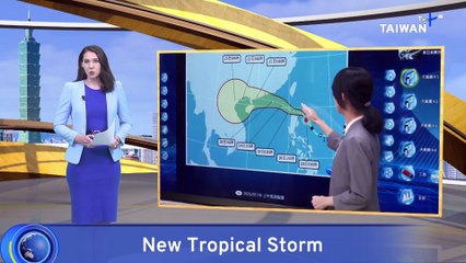 Tropical Storm Wipha Forms, To Bring Heavy Rain to Taiwan