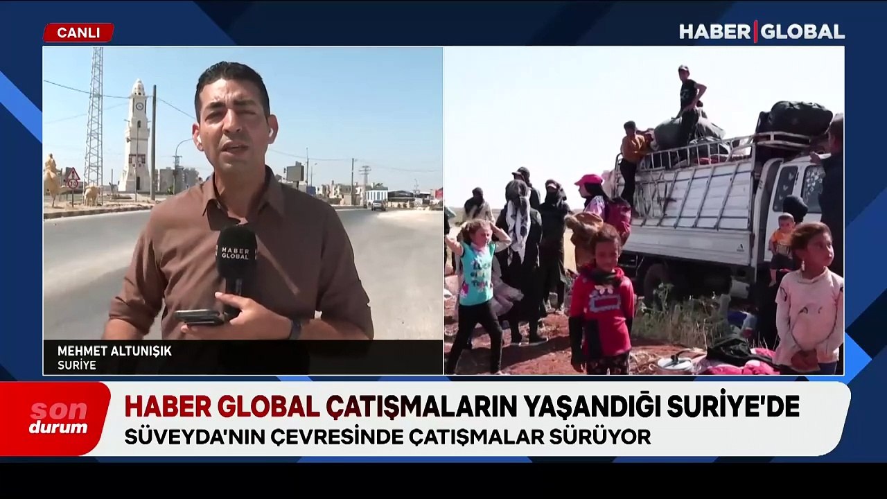 Bir yandan İsrail Suriye'yi vuruyor diğer yandan Süveyda'da Dürzilerle çatışma sürüyor! Bölgede son durum