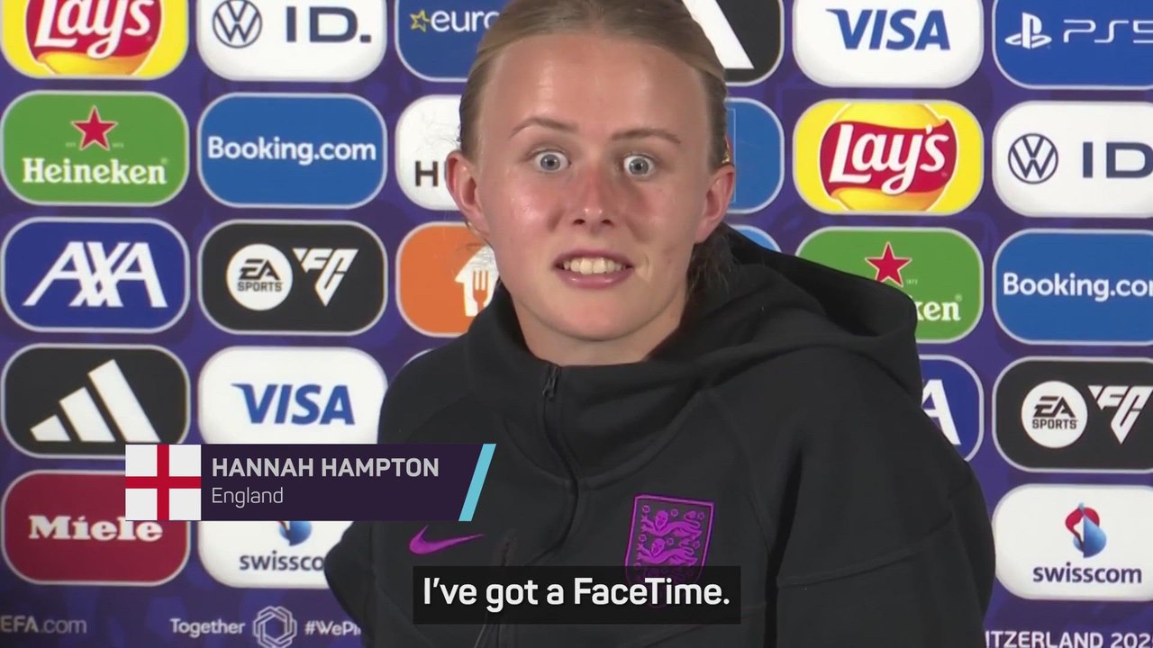 HAMPTON STUNS PRESS ROOM with SURREAL SCENE after ENGLAND REACH EURO SEMIFINALS