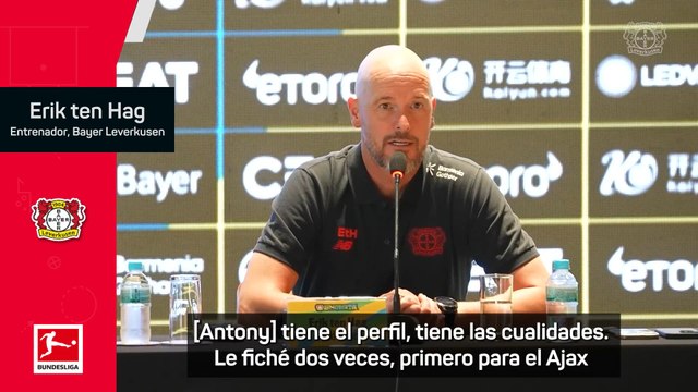 Ten Hag descarta el fichaje de Antony por el Bayer Leverkusen