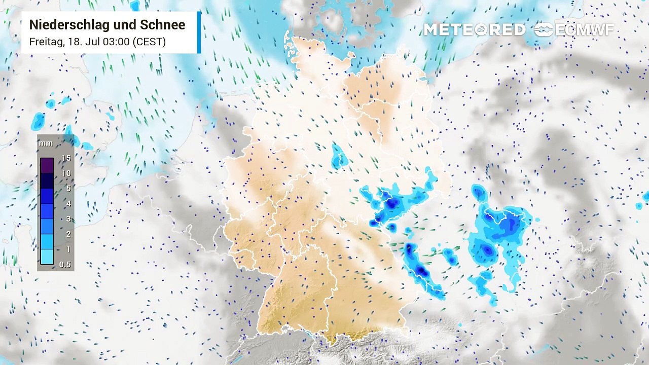 Nach Hitze am Wochenende neue Gewitter und Unwetter!