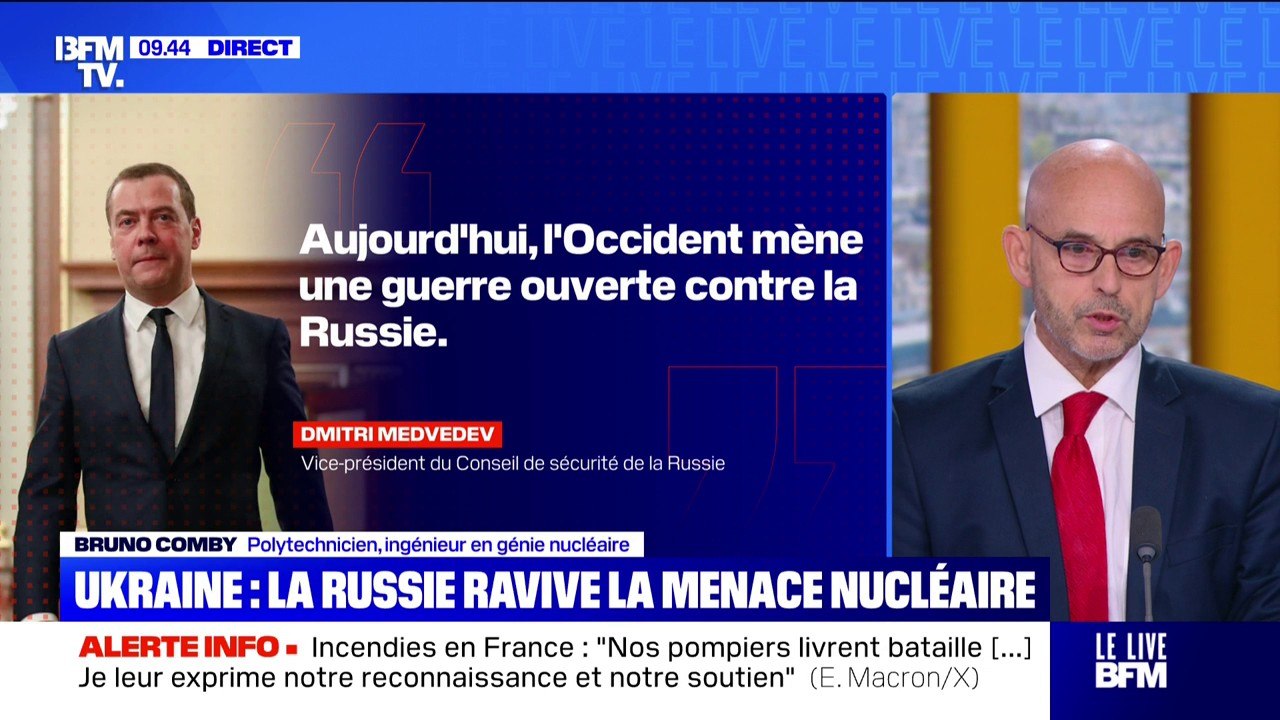 Russie: l'ancien président Dmitri Medvedev suggère de "lancer des frappes préventives" contre l'Occident