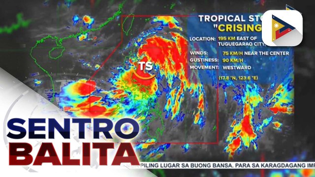 Bagyong #CrisingPH, patuloy na lumalakas at posibleng pa rin mag-landfall sa extreme Northern Luzon; Signal no. 1 at 2, nakataas sa malaking bahagi ng Luzon