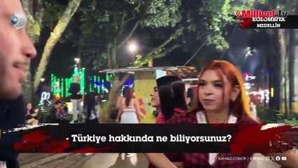 Kolombiyalı gençler Türk futbolculara selam çaktı!