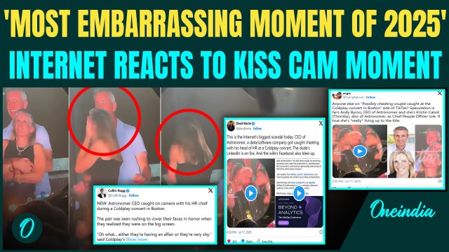 ‘Laughing Their A** Off’: Netizens EXPLODE With Mockery Over CEO Andy Byron’s Viral Kiss Cam Moment