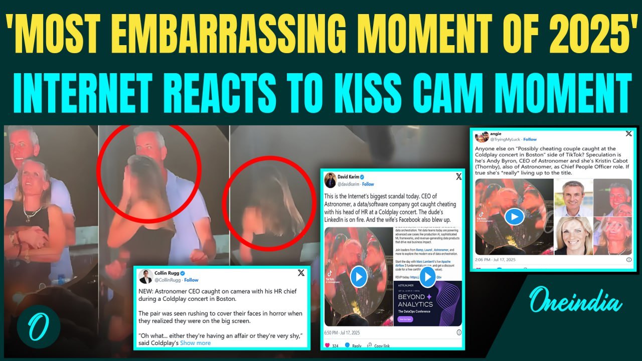 ‘Laughing Their A** Off’: Netizens EXPLODE With Mockery Over CEO Andy Byron’s Viral Kiss Cam Moment