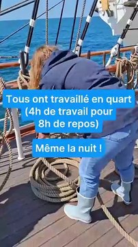 De jeunes Havrais à bord d'un voilier