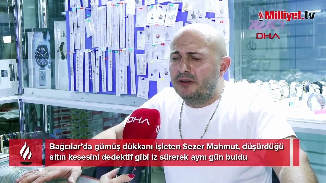 Düşürdüğü altınlarının peşinde dedektif gibi iz sürdü! Film gibi takiple aynı gün buldu