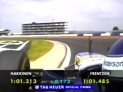 F1 – Heinz-Harald Frentzen (Williams Renault V10) Onboard – Great Britain 1997