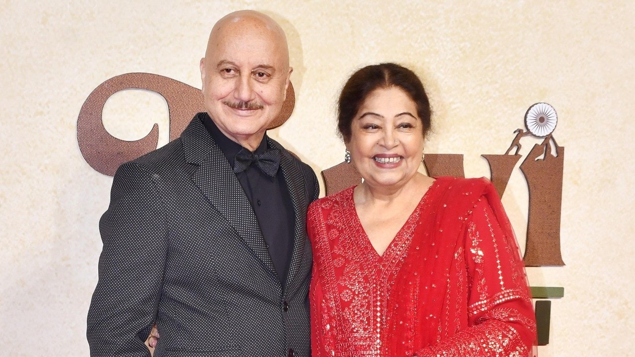 Kirron Kher makes rare public appearance with Anupam Kher at Tanvi the Great premiere
