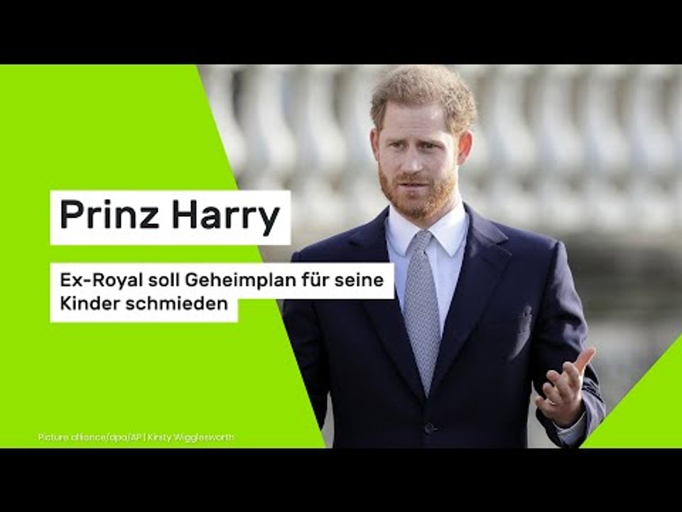Prinz Harry: Ex-Royal soll Geheimplan für seine Kinder schmieden