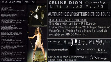 CELINE DION — RIVER DEEP,  MOUNTAIN HIGH