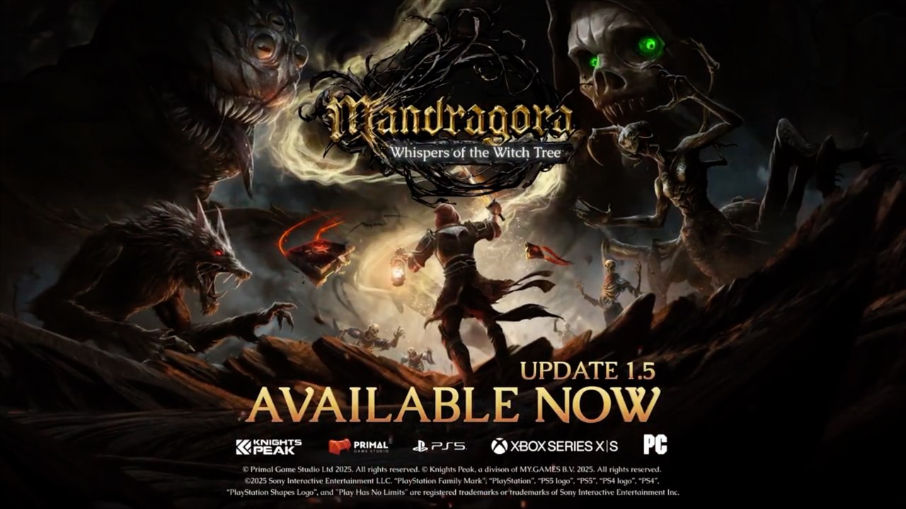 Mandragora Whispers of the Witch Tree Official Post-Launch Updates Overview Trailer
